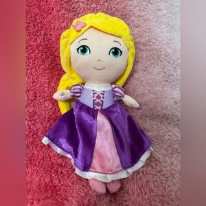 Disney Baby Tangled Rapunzel Stuffed Doll Plush 11” Baby Girl No Sound